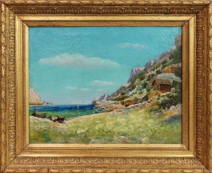 20世纪法国画派
卡朗克
布面油画，左下角有签名痕迹
43.5 x 54.5 厘米
（已换布）