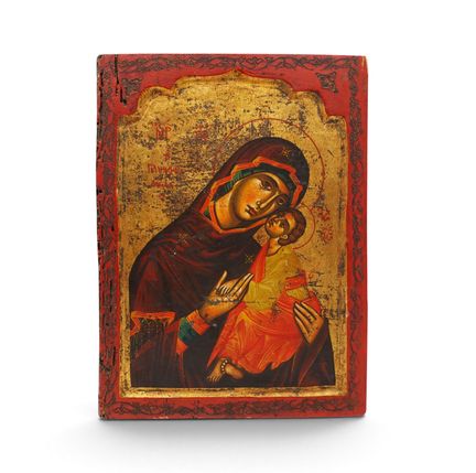 Icona raffigurante la Madonna con il Bambino
30 x 