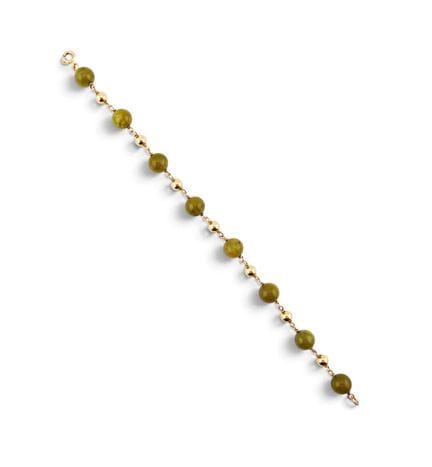 Pulsera de oro amarillo de 18 quilates (750‰) con 