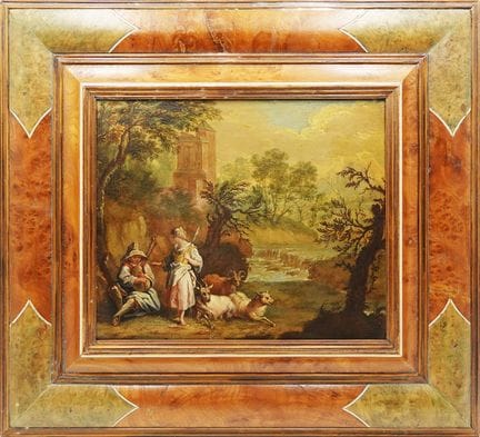 Escuela francesa del siglo XIX.
Escena pastoral
Ól