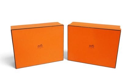 HERMES
Lot de deux boîtes rectangulaires (vides)
3