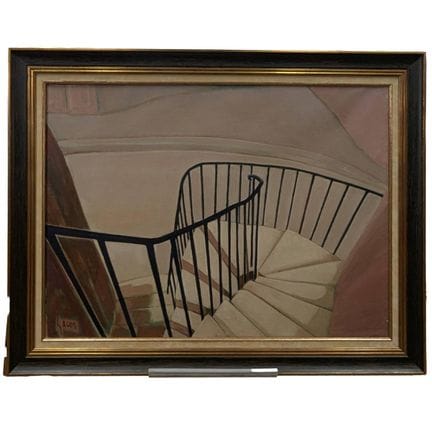 Anne GACON (1913 -?)
La scala
Olio su tela, firmat