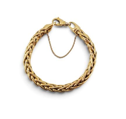Pulsera de oro amarillo de 18 quilates (750‰) con 