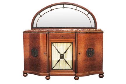 DE COENE, Belgio
Credenza Art Déco in radica di no