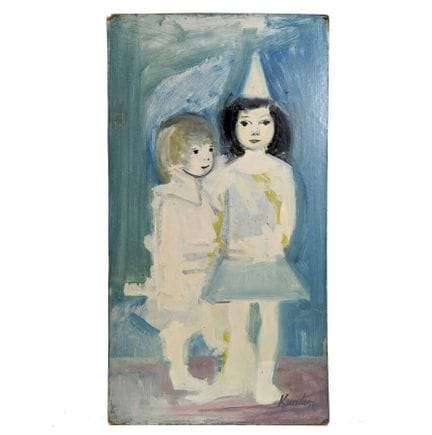 Rudolf KUNDERA (1911 - 2005)
Due bambini in masche
