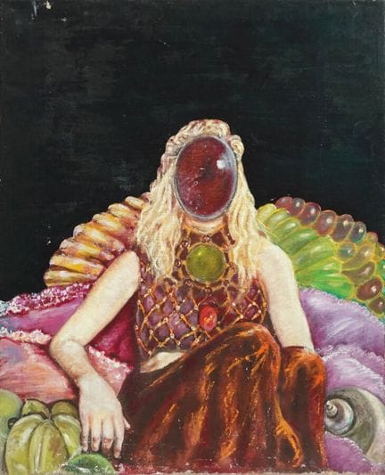 Silvia TUCCIMEI (née en 1960)
«Psyché»
Huile sur t