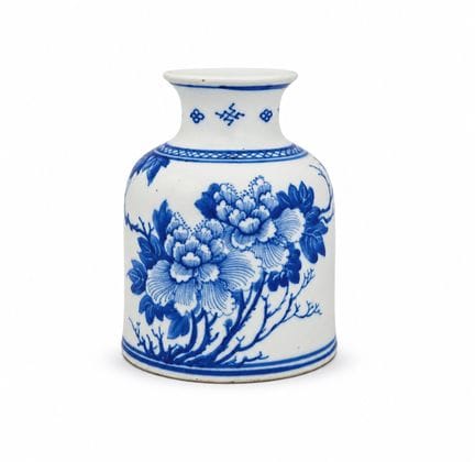 CINA
Vaso o contenitore per pennelli in porcellana