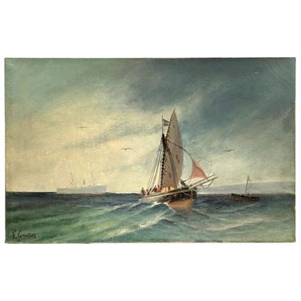 François GAUTIER (1842 - 1917)
Barcos de vela y de