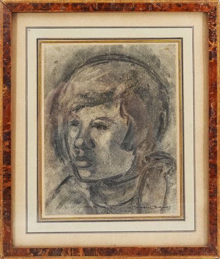 Simon AUGUSTE (1909 - 1987)
Ritratto di ragazza
Ca