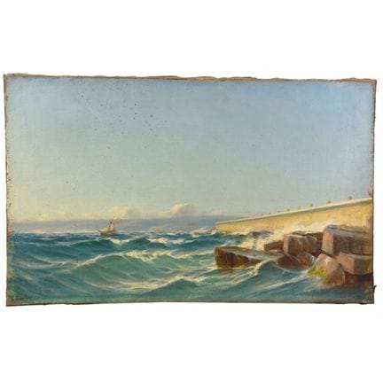 François GAUTIER (1842 - 1917)
A orillas del mar
Ó
