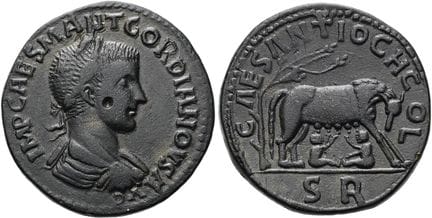 ROMAN PROVINCIAL COINS. PISIDIA. ANTIOCH. Gordian 