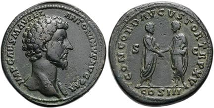 PIÈCES ROMAINES DE LA COLLECTION E. FRIEDRICH.  Ma