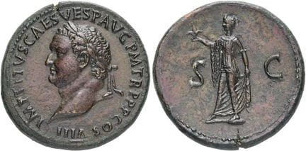ÉPOQUE IMPÉRIALE ROMAINE.  Titus, 79 - 81 apr. J.-