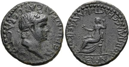 ROMAN PROVINCIAL COINS. LYCAONIA. ICONIUM AS CLAUD