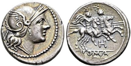 ROMAN REPUBLIC. ANONYMOUS COINS, 280–211 BC. 214 B
