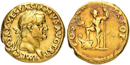 ÉPOQUE DES EMPEREURS ROMAINS.  Vespasien, 69 - 79 