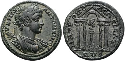 ROMAN PROVINCIAL COINS. CYLICIA. ISAURA. Caracalla