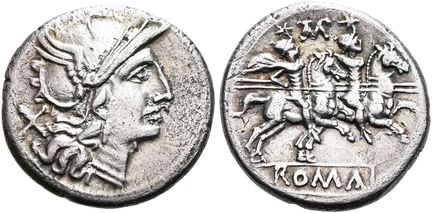 ROMAN REPUBLIC. ROMAN REPUBLIC AFTER 211 B.C. TAMP