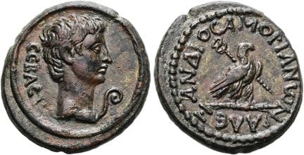 ROMAN PROVINCIAL COINS. PHRYGIAN. AMORION. Augustu