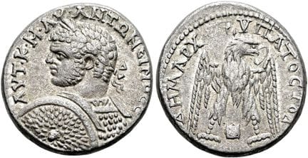 ROMAN PROVINCIAL COINS. MESOPOTAMIA. EDESSA. Carac