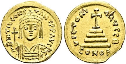BYZANCE.  Tibère II Constantin, 578 - 582 apr. J.-