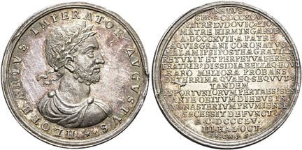 MEDALLAS. ANTIGÜEDAD: GOBERNANTES Y CULTURA. IMPER