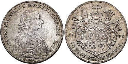 GERMAN COINS AND MEDALS UP TO 1871. EICHSTÄTT, DIO