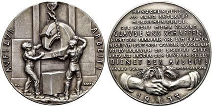 MEDALLAS. MEDALLAS DE GOETZ.  Medalla de plata (19