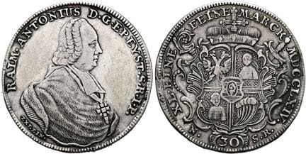 GERMAN COINS AND MEDALS UP TO 1871. EICHSTÄTT, DIO