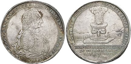 1871年前的德国硬币与奖章。施托尔贝格-韦尔尼格罗德。克里斯蒂安·恩斯特，1710—1771。帝国