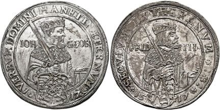 1871年之前的德国硬币与奖章。萨克森、选帝侯及阿尔贝丁王朝。约翰·乔治一世，1611—1656年。