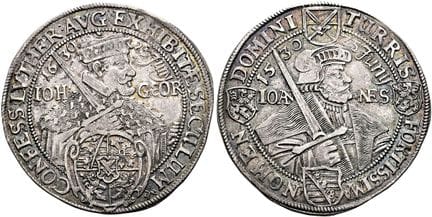 1871年之前的德国硬币与奖章。萨克森，选帝侯与阿尔贝丁王朝。约翰·格奥尔格一世，1611—1656