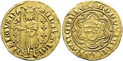 MEDIEVAL EUROPE / OLD WORLD. HUNGARY.  Louis I, 13