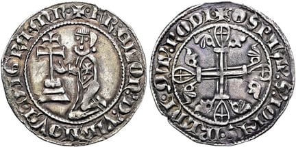 CRUSADERS. ORIENT LATIN. RHODES. Hélion de Villene