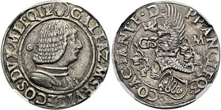MEDIEVAL EUROPE / OLD WORLD. ITALY. MILAN. Galeazz
