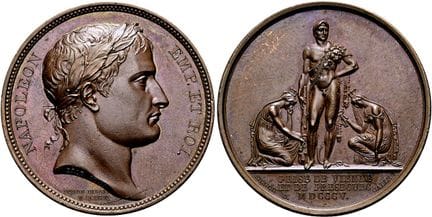 MONETE E MEDAGLIE EUROPEE. FRANCIA.  Napoleone I, 