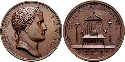 MONETE E MEDAGLIE EUROPEE. FRANCIA.  Napoleone I, 