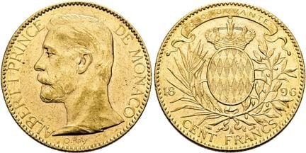 PIÈCES ET MÉDAILLES EUROPÉENNES. MONACO. PRINCIPAU