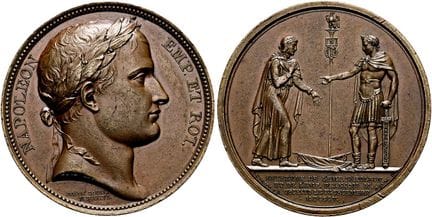 MONETE E MEDAGLIE EUROPEE. FRANCIA.  Napoleone I, 