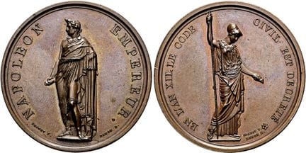 MONETE E MEDAGLIE EUROPEE. FRANCIA.  Napoleone I, 