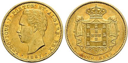 PIÈCES ET MÉDAILLES EUROPÉENNES. PORTUGAL.  Louis 