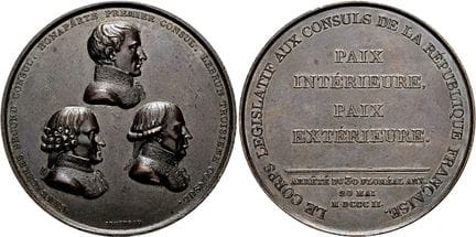 MONETE E MEDAGLIE EUROPEE. FRANCIA.  Consolato, Bo