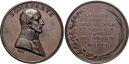 MONETE E MEDAGLIE EUROPEE. FRANCIA.  Napoleone I, 