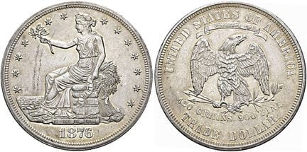 AMERIKA. VEREINIGTE STAATEN (USA).  Trade Dollar ø