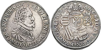 奥地利——匈牙利。哈布斯堡王朝（至1866年）。 费迪南德二世，1592 / 1619 - 1637