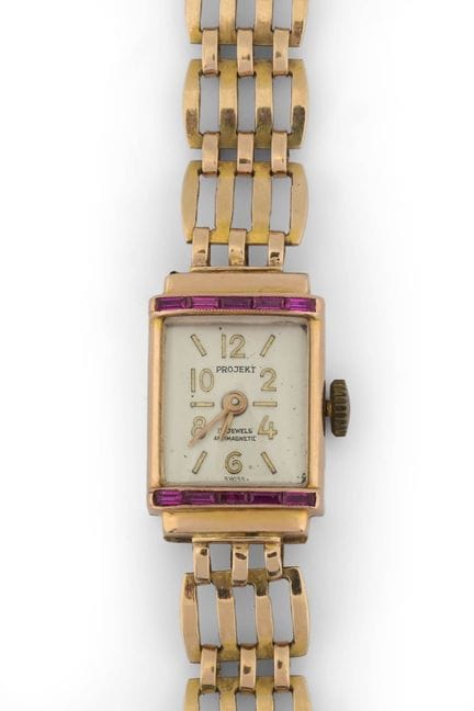Orologio da donna interamente in oro giallo 18 car