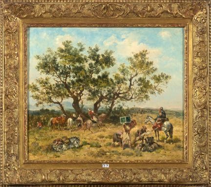 WASHINGTON, Georges (1827–1910)
Oil on canvas, “Br