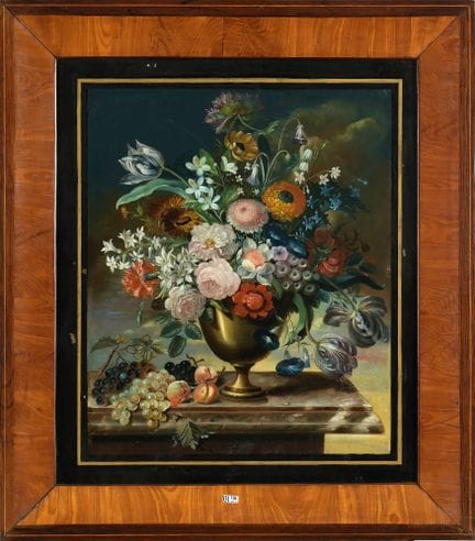 DRECHSLER Johann Baptist (1756–1811)
Eglomé glass 