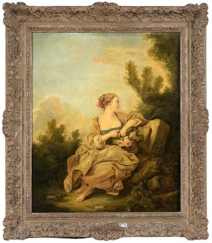 BOUCHER, François (1703–1770). After.
Oil on canva