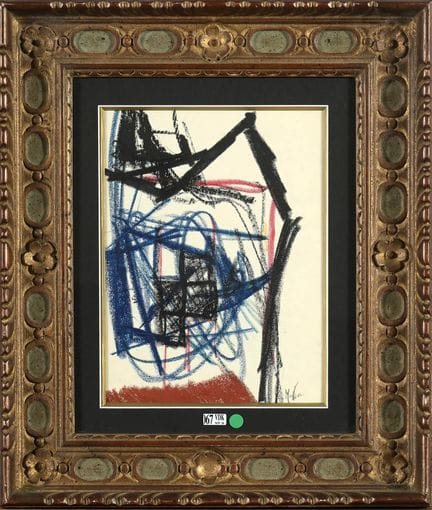 MIOTTE Jean (1926 - 2016)
Mixed media on paper "Co